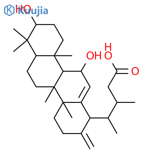 3,11-Dihydroxy-17,22-seco-12,17(28)-ursadien-22-oic acid; (3β,11α)-form structure