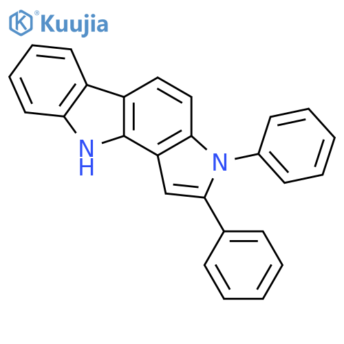 Pyrrolo[3,?2-?a]?carbazole, 3,?10-?dihydro-?2,?3-?diphenyl- structure