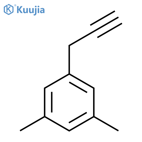 1,3-dimethyl-5-(prop-2-yn-1-yl)benzene structure
