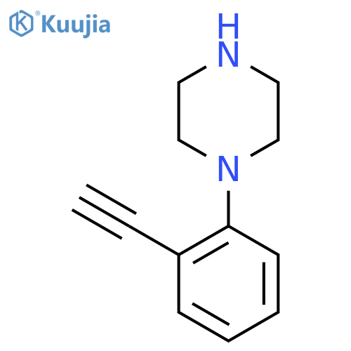 1-(2-ethynylphenyl)piperazine structure
