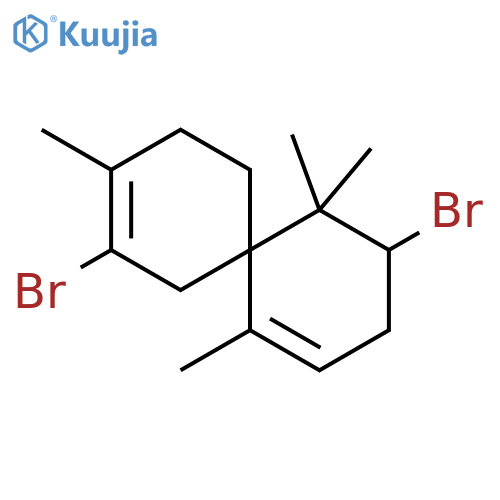 2,10-Dibromo-2,7-chamigradiene; (6S,10R)-form structure