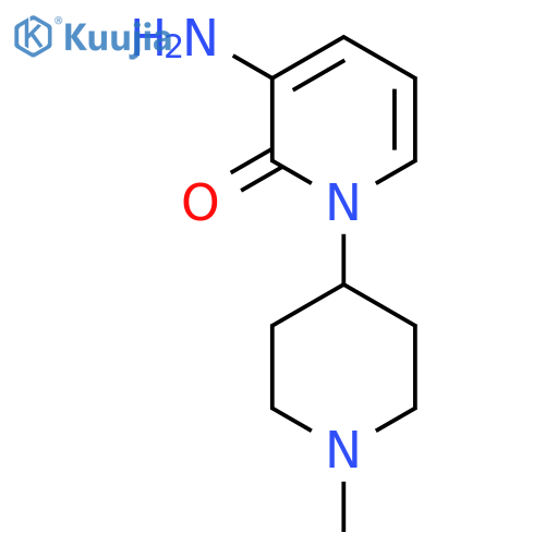 3-amino-1-(1-methylpiperidin-4-yl)-1,2-dihydropyridin-2-one structure