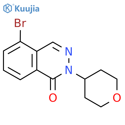 5-Bromo-2-(tetrahydro-pyran-4-yl)-2H-phthalazin-1-one structure