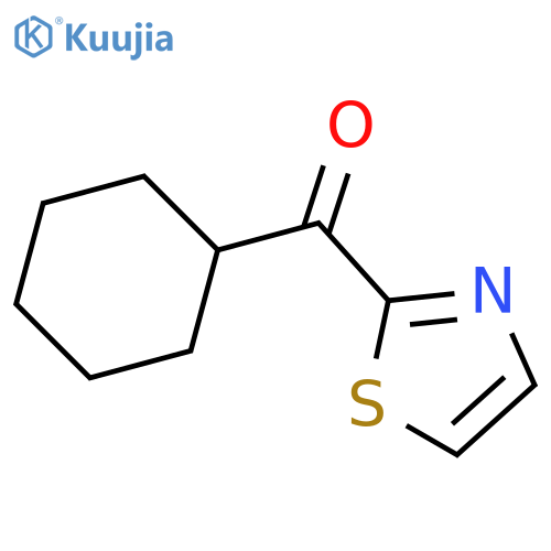 cyclohexyl(1,3-thiazol-2-yl)methanone structure