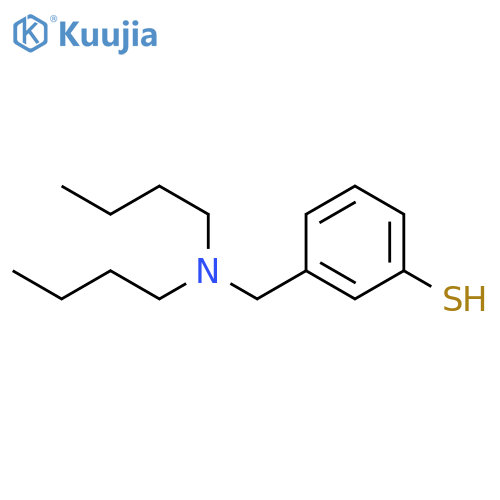 3-[(dibutylamino)methyl]benzenethiol structure