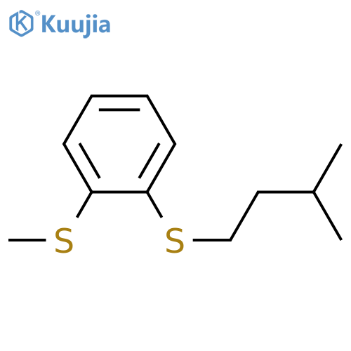 1-(3-methylbutylsulfanyl)-2-methylsulfanylbenzene structure