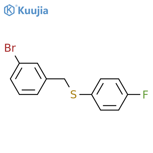 (3-Bromobenzyl)(4-fluorophenyl)sulfane structure