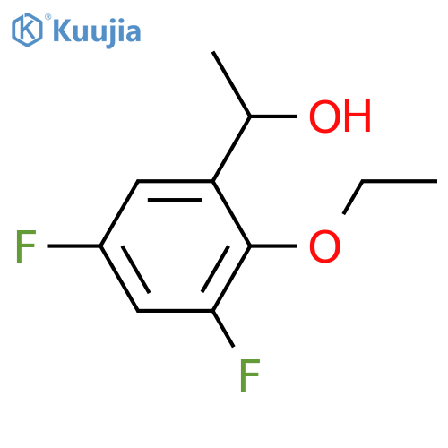 1-(2-ethoxy-3,5-difluorophenyl)ethanol structure