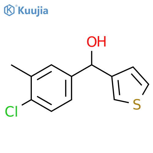 (4-chloro-3-methylphenyl)-thiophen-3-ylmethanol structure