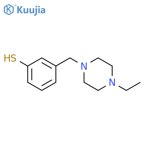3-[(4-Ethylpiperazino)methyl]thiophenol structure