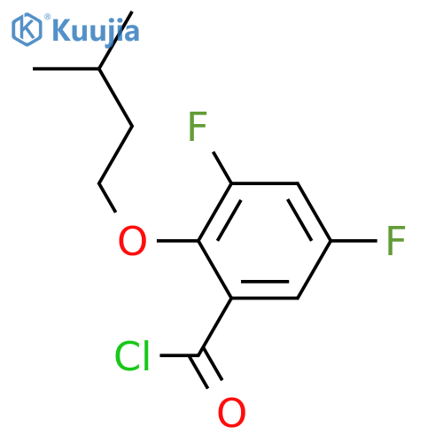 3,5-Difluoro-2-iso-pentoxybenzoyl chloride structure