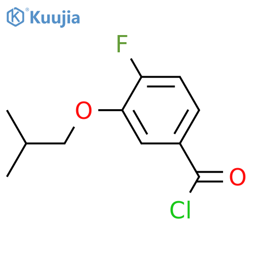 3-iso-Butoxy-4-fluorobenzoyl chloride structure