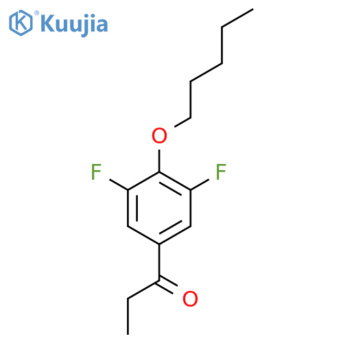1-(3,5-Difluoro-4-(pentyloxy)phenyl)propan-1-one structure
