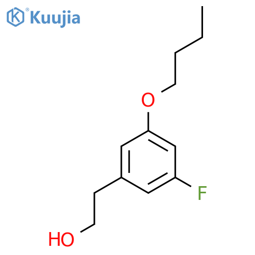 2-(3-Butoxy-5-fluorophenyl)ethanol structure