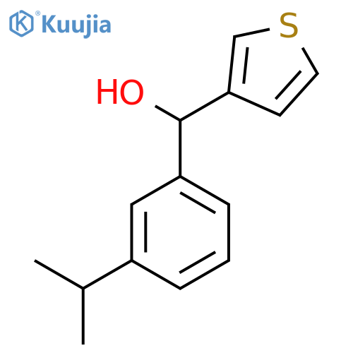 3-Iso-Propylphenyl-(3-thienyl)methanol structure