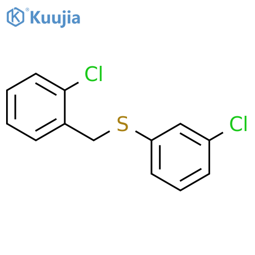 (2-CHLOROBENZYL)(3-CHLOROPHENYL)SULFANE structure