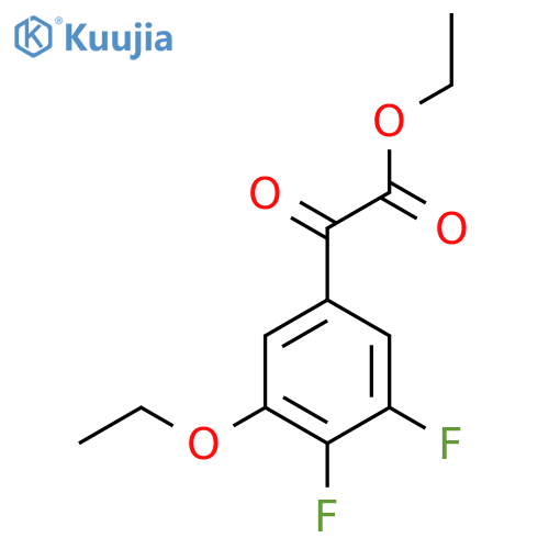 Ethyl 2-(3-ethoxy-4,5-difluorophenyl)-2-oxoacetate structure