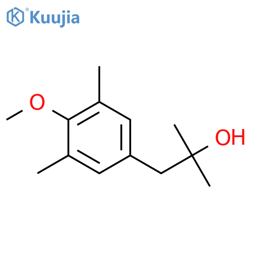 1-(4-methoxy-3,5-dimethylphenyl)-2-methylpropan-2-ol structure