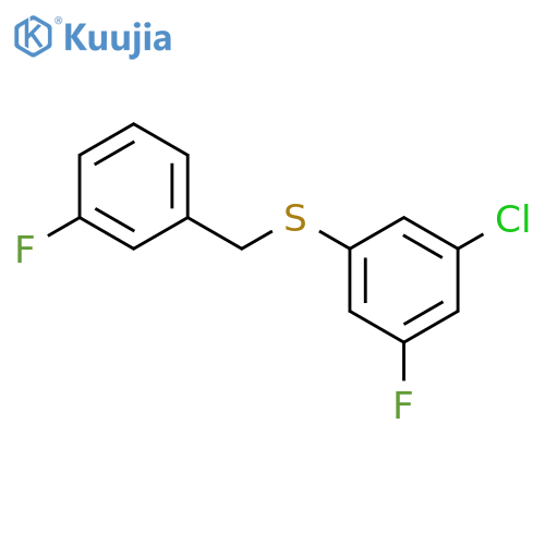 (3-CHLORO-5-FLUOROPHENYL)(3-FLUOROBENZYL)SULFANE structure