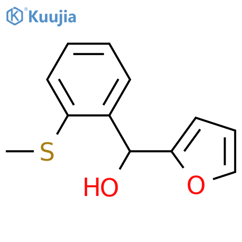 furan-2-yl-(2-methylsulfanylphenyl)methanol structure