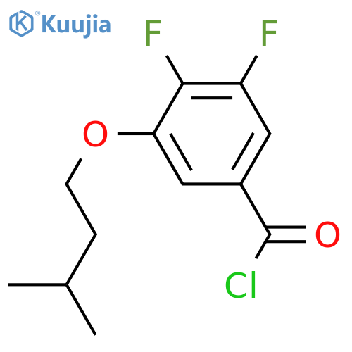 4,5-Difluoro-3-iso-pentoxybenzoyl chloride structure