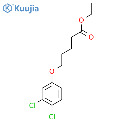 Ethyl 5-(3,4-dichlorophenoxy)pentanoate structure