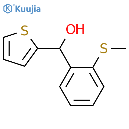 (2-methylsulfanylphenyl)-thiophen-2-ylmethanol structure