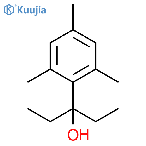 3-(2,4,6-Trimethylphenyl)-3-pentanol structure