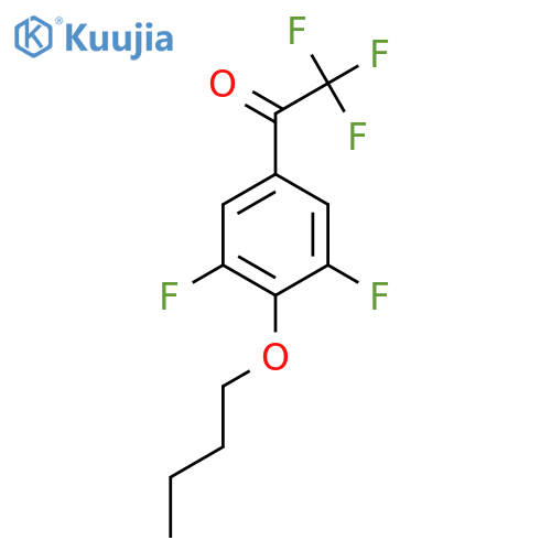 1-(4-Butoxy-3,5-difluorophenyl)-2,2,2-trifluoroethanone structure