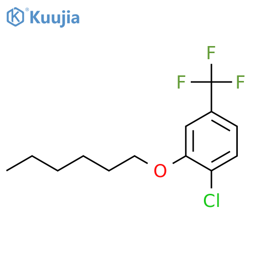 1-Chloro-2-(hexyloxy)-4-(trifluoromethyl)benzene structure