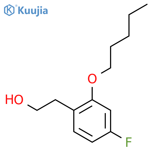 2-(4-Fluoro-2-(pentyloxy)phenyl)ethanol structure