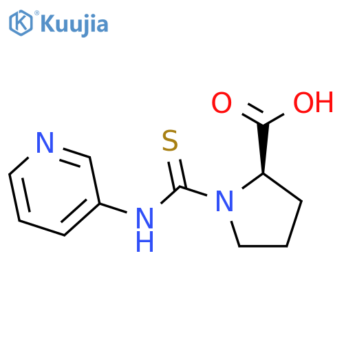 (R)-1-(3-Pyridylthiocarbamoyl)pyrrolidine-2-carboxylic Acid structure