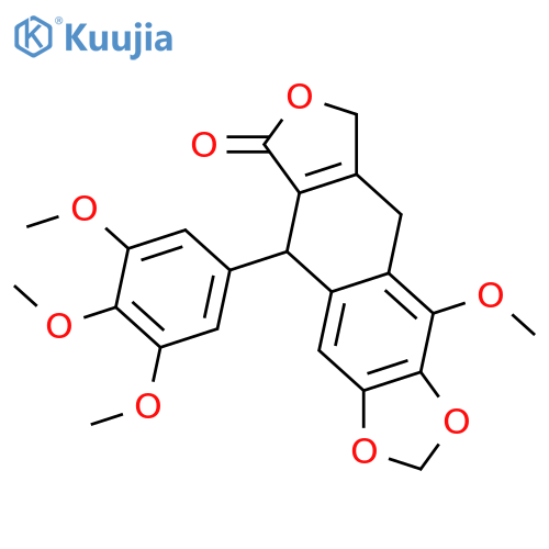 2,7'-Cyclo-3',4,4',5,5',6-hexahydroxy-8,8'-lign-8(8')-en-9',9-olide; (R)-form, 4,5-Methylene, 3',4',5',6-tetra-Me ether structure