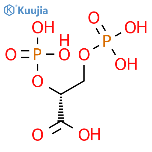 Propanoic acid,2,3-bis(phosphonooxy)-, (2R)- structure