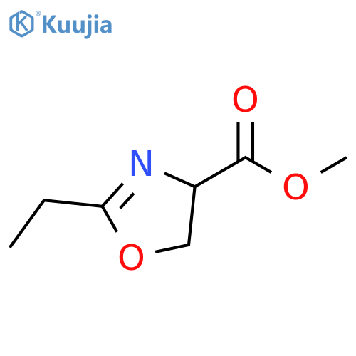 methyl 2-ethyl-4,5-dihydro-1,3-oxazole-4-carboxylate structure