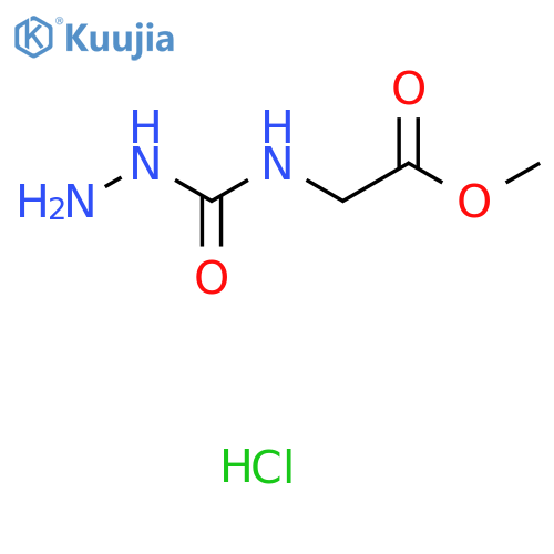 methyl 2-(hydrazinecarbonyl)aminoacetate hydrochloride structure