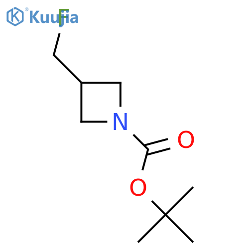 tert-butyl 3-(fluoromethyl)azetidine-1-carboxylate structure