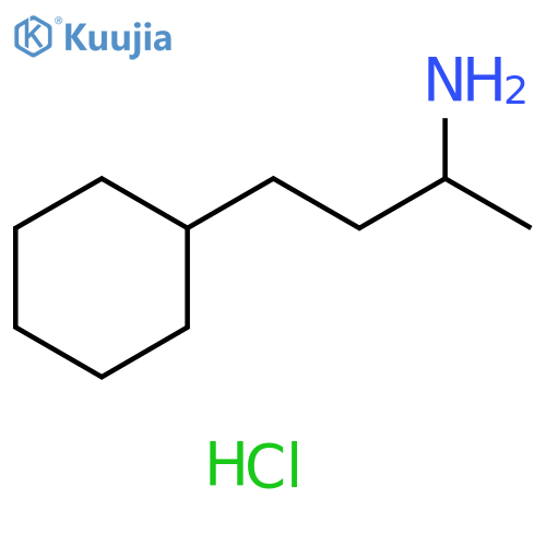 4-Cyclohexylbutan-2-amine Hydrochloride structure