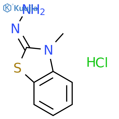 2-Hydrazono-3-methyl-2,3-dihydrobenzo[d]thiazole hydrochloride structure