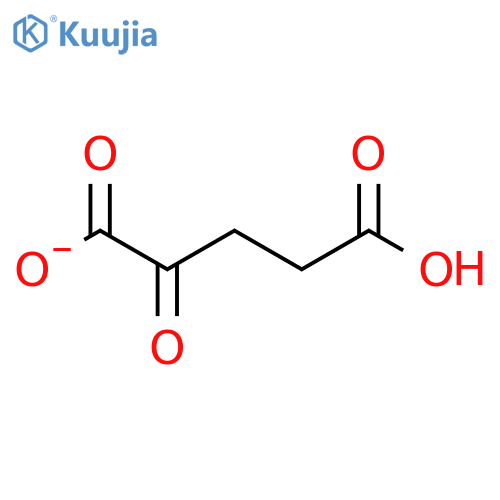2-oxoglutarate(1-) structure
