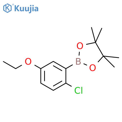 2-(2-chloro-5-ethoxyphenyl)-4,4,5,5-tetramethyl-1,3,2-dioxaborolane structure