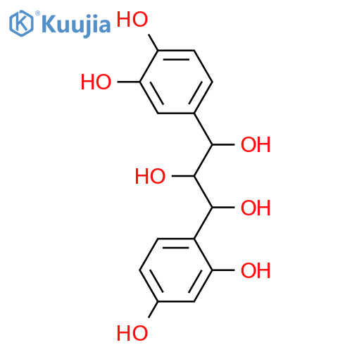 1-(2,4-Dihydroxyphenyl)-3-(3,4-dihydroxyphenyl)-1,2,3-propanetriol; (1R,2S,3S)-form structure
