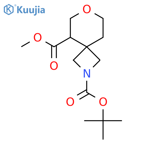 2-tert-Butyl 5-methyl 7-oxa-2-azaspiro[3.5]nonane-2,5-dicarboxylate structure