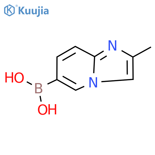 {2-methylimidazo1,2-apyridin-6-yl}boronic acid structure