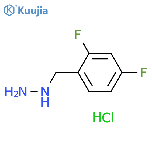 (2,4-Difluorobenzyl)hydrazine hydrochloride structure