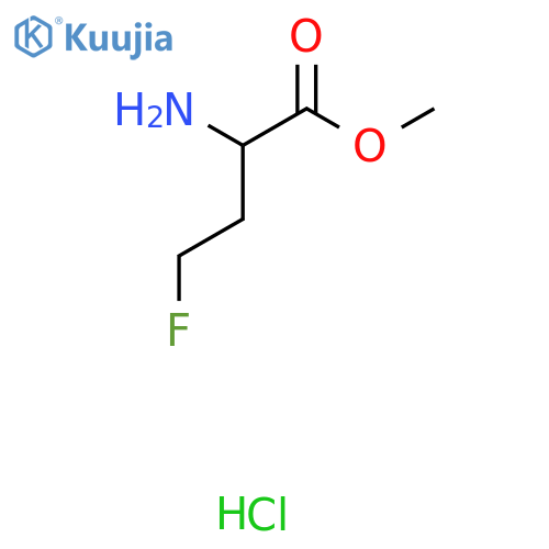 Methyl 2-amino-4-fluorobutanoate hydrochloride structure