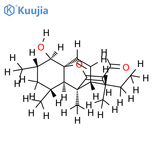 (2-(sec-butyl)-5-hydroxy-1,6,8-trimethyl-2,5,6,7,8,8a-hexahydro-1H-4a,1-(epoxymethano)naphthalen-10-ylidene)acetaldehyde structure