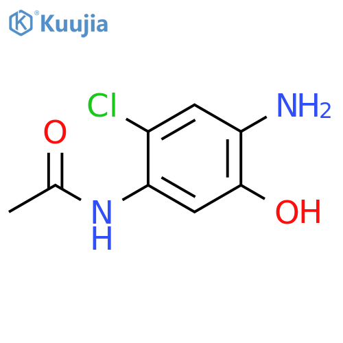 Acetamide, N-(4-amino-2-chloro-5-hydroxyphenyl)- structure
