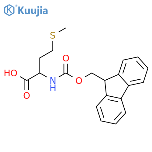 2-({(9H-fluoren-9-yl)methoxycarbonyl}amino)-4-(methylsulfanyl)butanoic acid structure