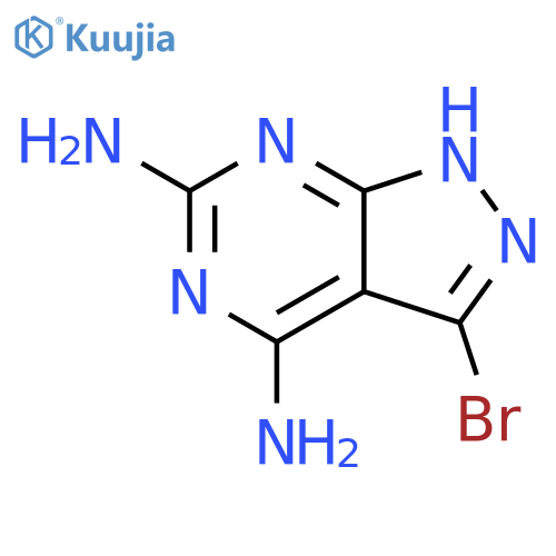 1H-Pyrazolo[3,4-d]pyrimidine-4,6-diamine,3-bromo- structure